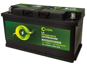 Image de BATTERIE CAMPA L5D SUPREME 100AH 920A(EN) + D - RENFORCEE