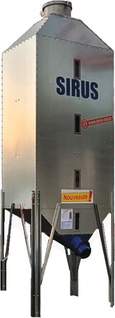 Image sur Silo cubique « ECOPACK » 4.5m³ - Remplissage vis